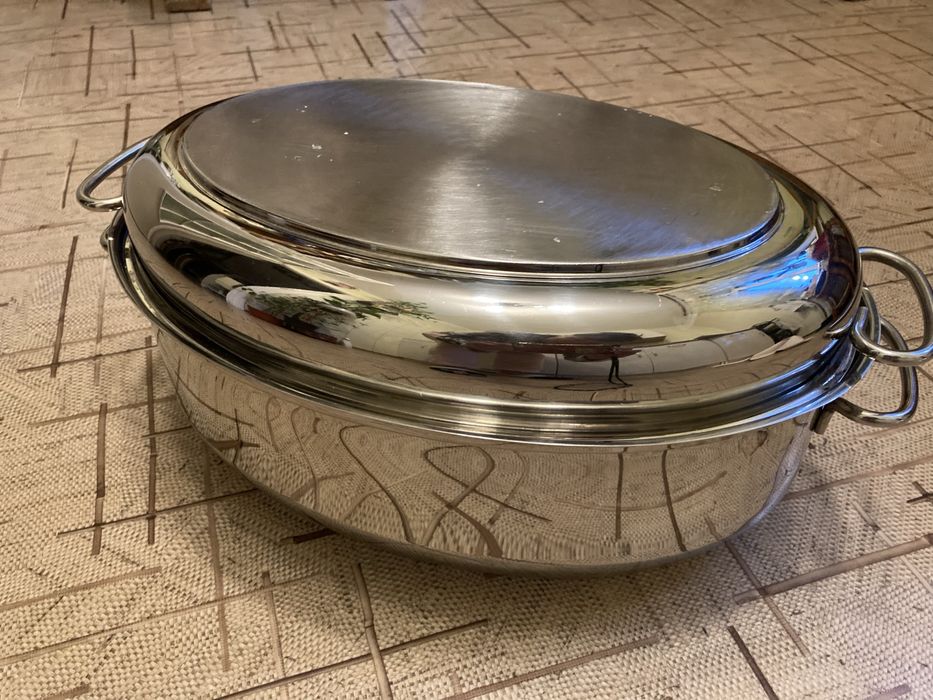 Продається жаровня овальна BergHOFF з кришкою-сковородою 9 л.