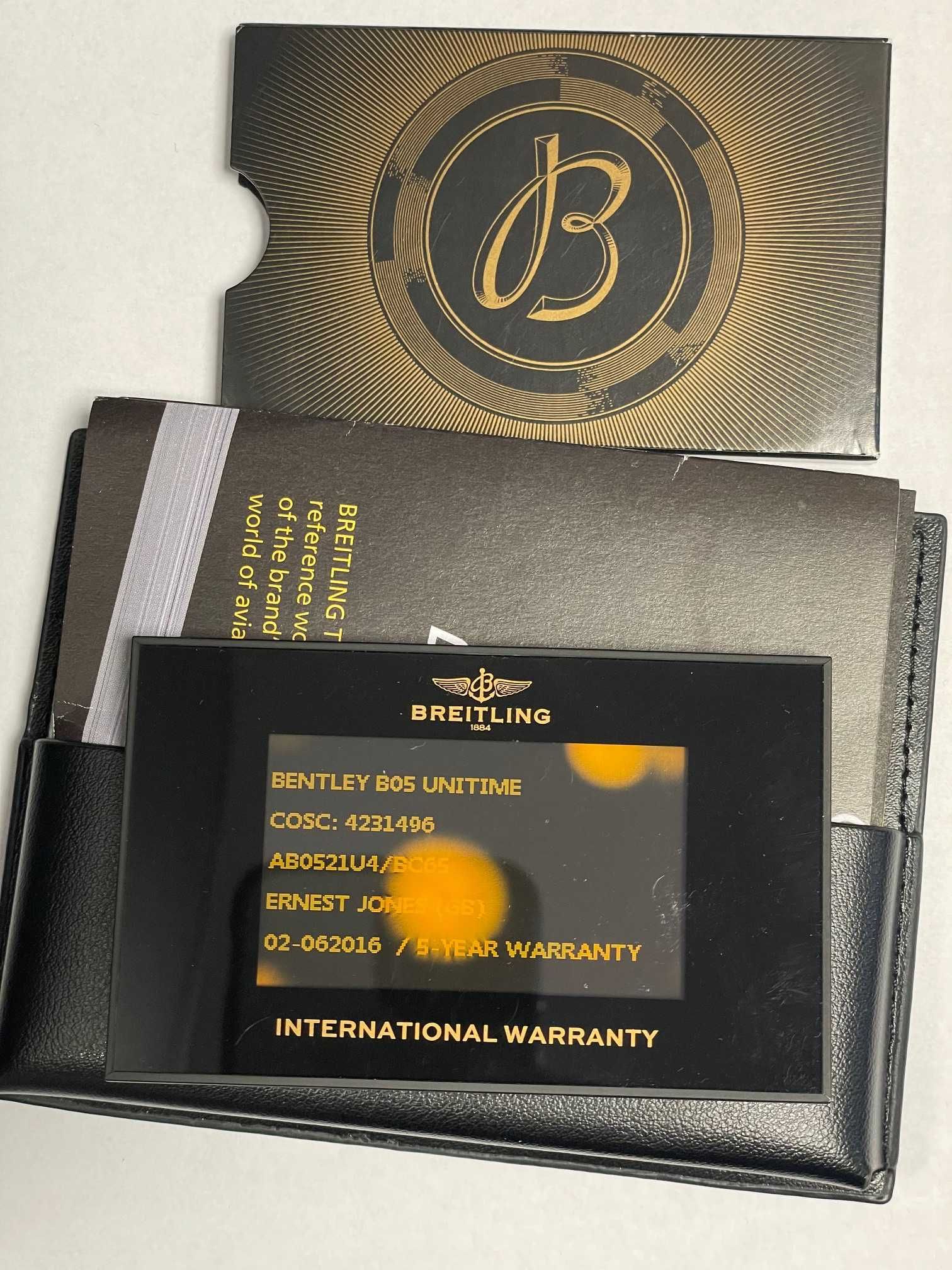 Breitling Bentley B05 Unitime Black Dial AB0521