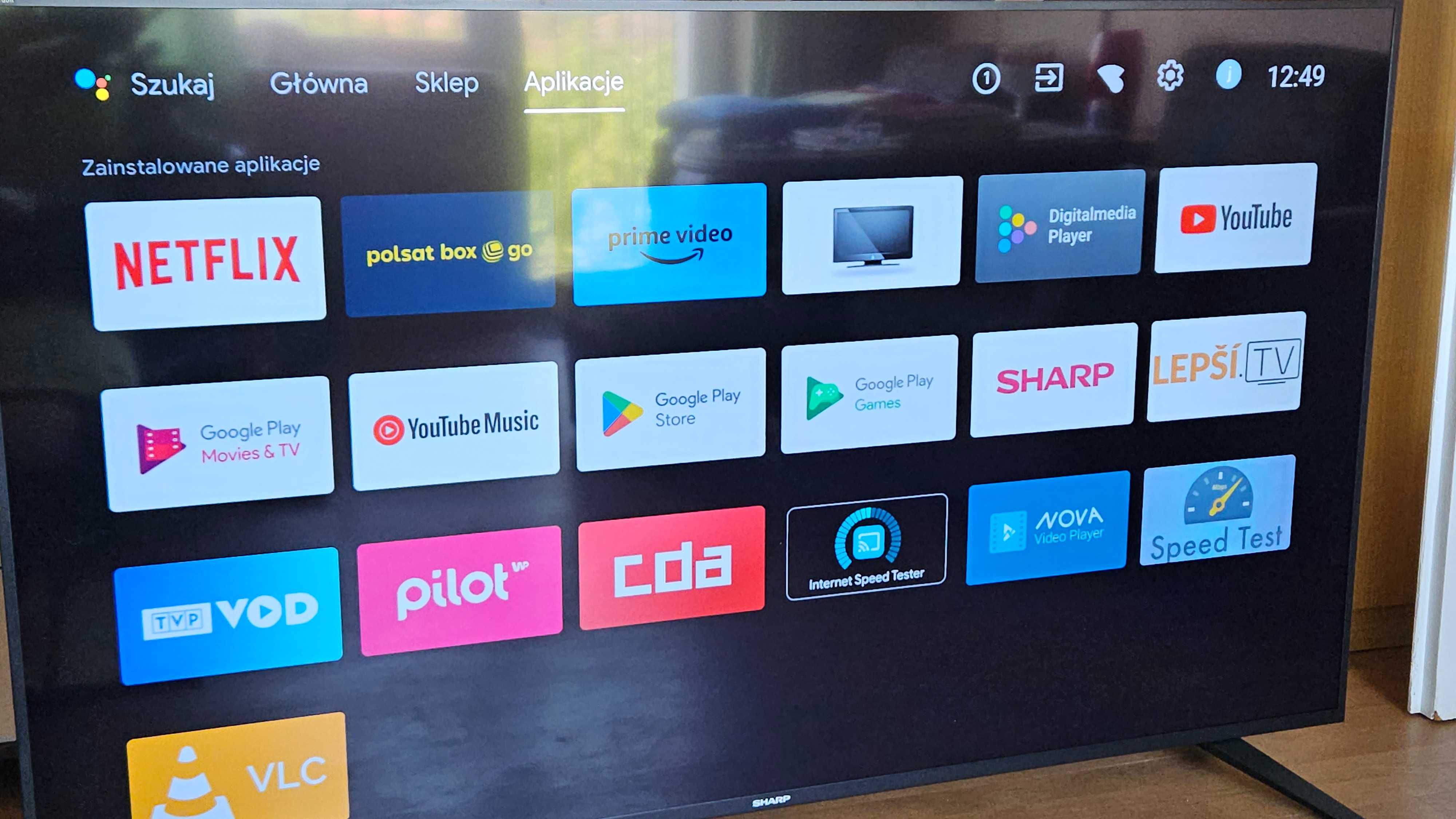 70 Cali TV LED Sharp Android Smart TV DVB-T2 HEVC, 4K, jak NOWY !