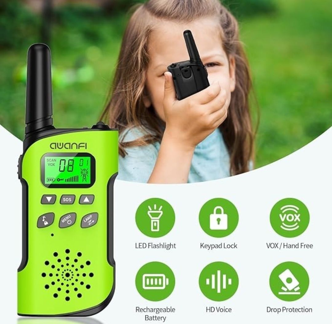 Walkie Talkies Awanfi Zestaw 2szt