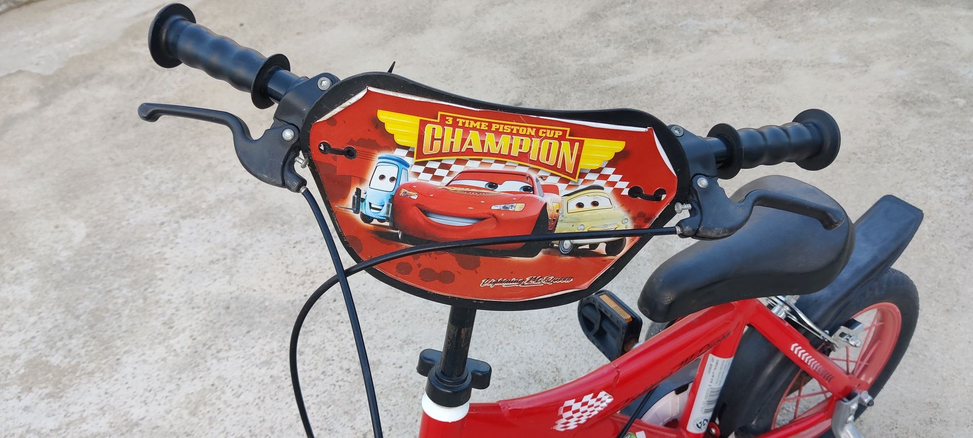 Bicicleta criança Faisca Mcqueen r12