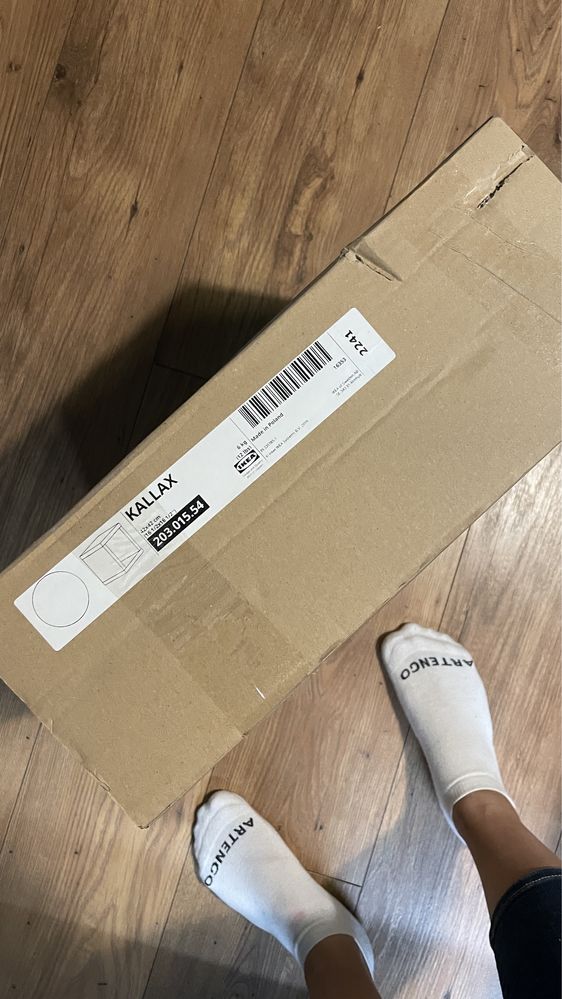 Regal kallax ikea jeden kwadrat nowy