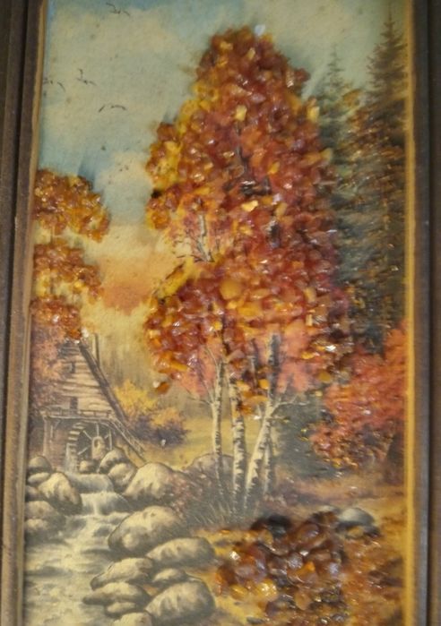 Продам картину з бурштину