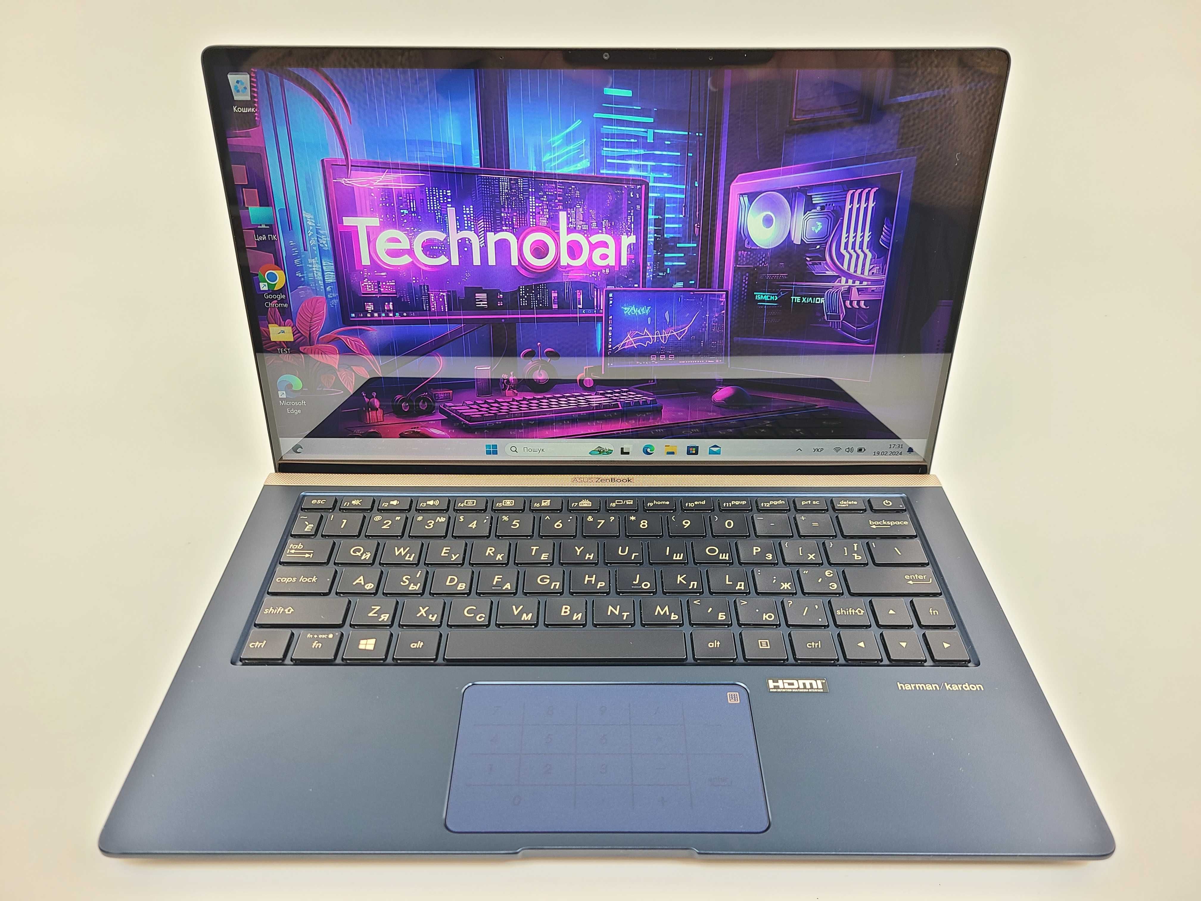 Ноутбук Asus Zenbook 13 UX333FA sRGB100%/i7-8565U/16/512