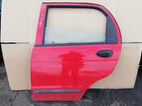 Daewoo Matiz I 98- drzwi tylne lewe czerwone