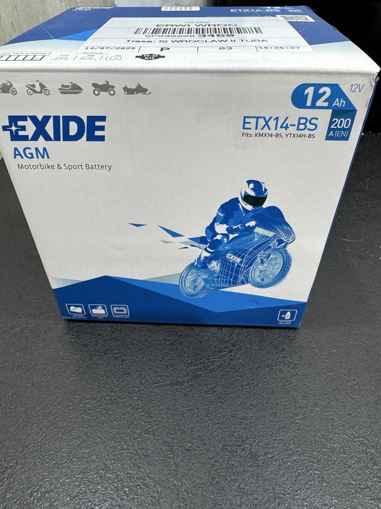Akumulator Exide ETX14 BS nowy gwarancja
