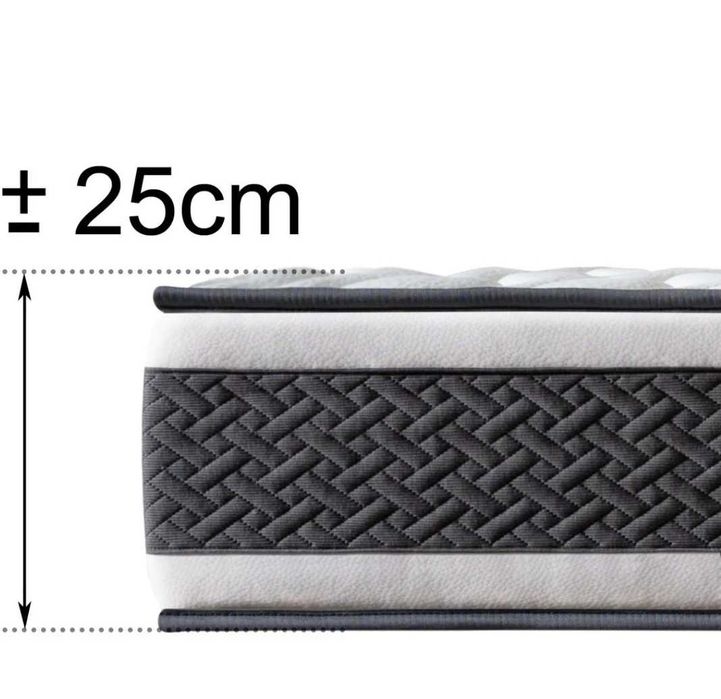 Colchão novo de molas ensacadas e viscoelástico 2,00*1,40