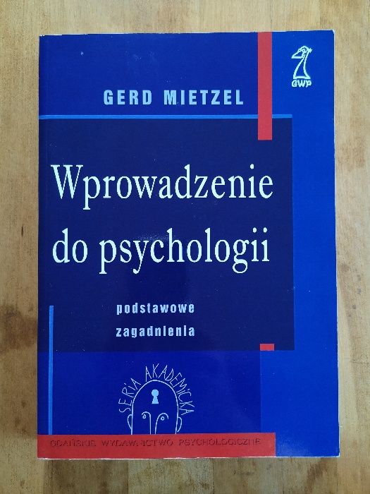 Gerd Mietzel – Wprowadzenie do psychologii [jak NOWA, UNIKAT!]