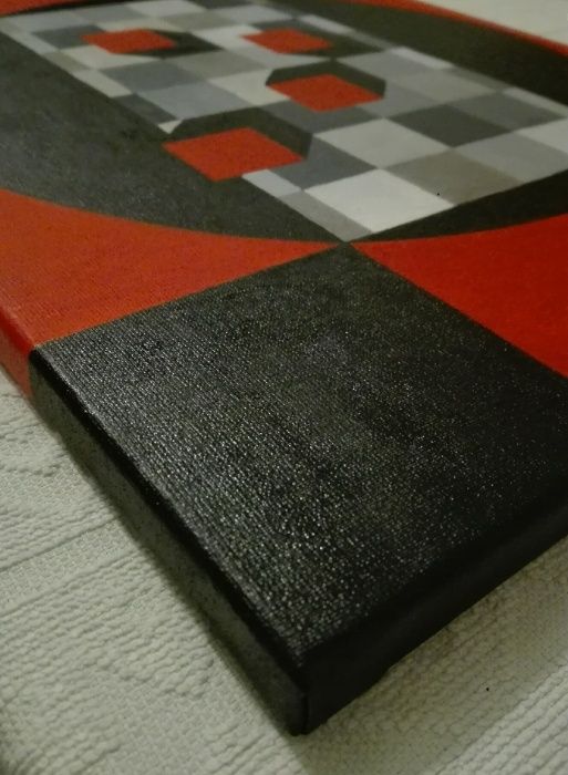Obraz ręcznie malowany akryl na płótnie 30x40 drewno sosnowe