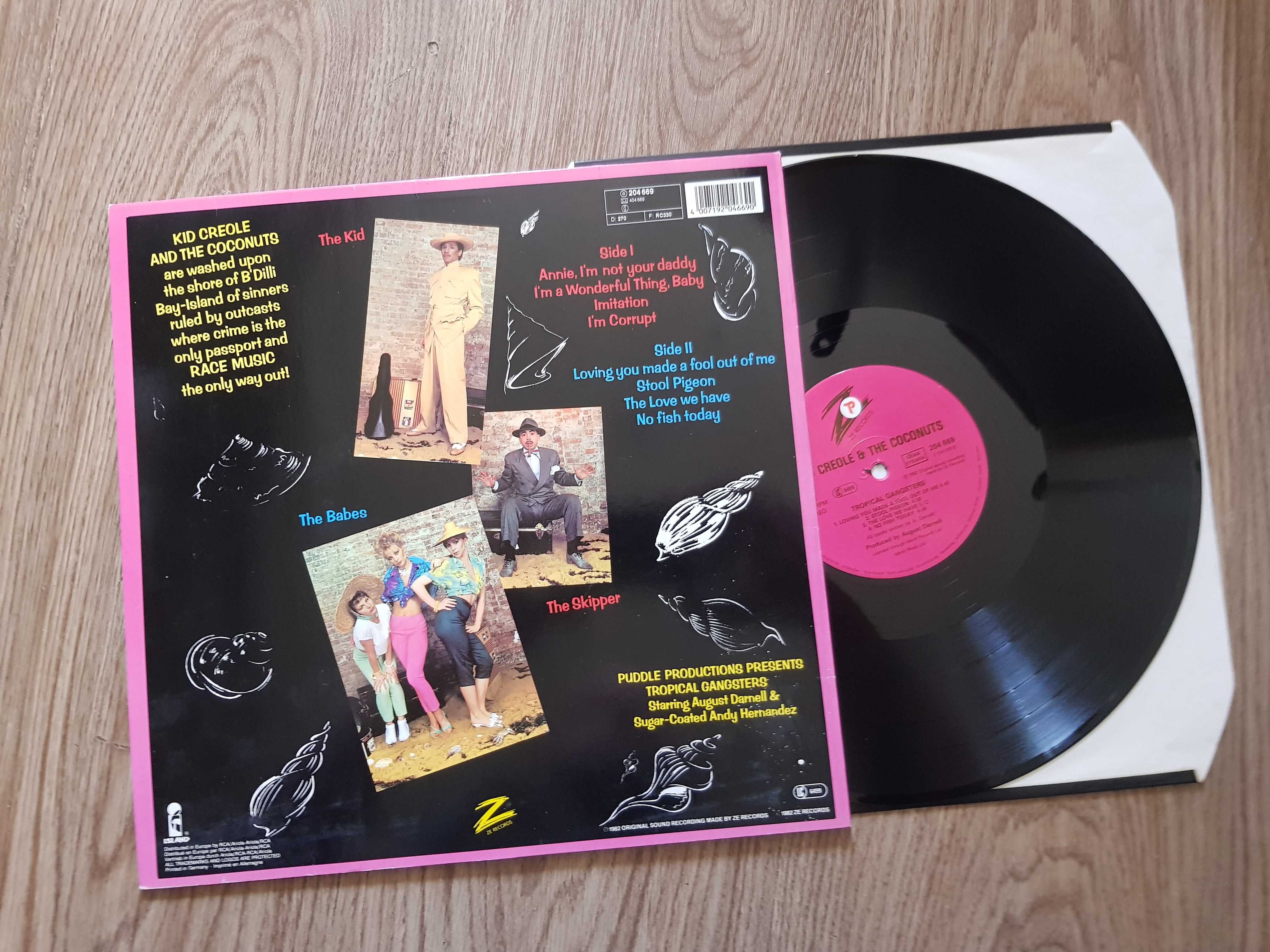 Kid Creole & The Coconuts  – Tropical Gangsters LP*2082