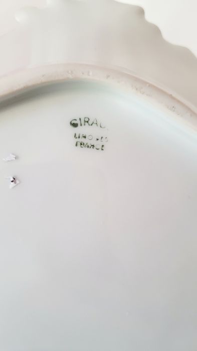 Przepiekny kabaret Limoges z wytwórni Giraud antyk