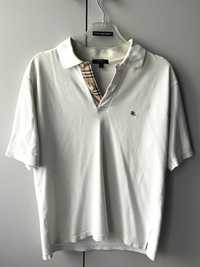 Biale polo Burberry