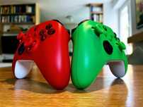 Para padów Xbox Series X/S - czerwony i zielony
