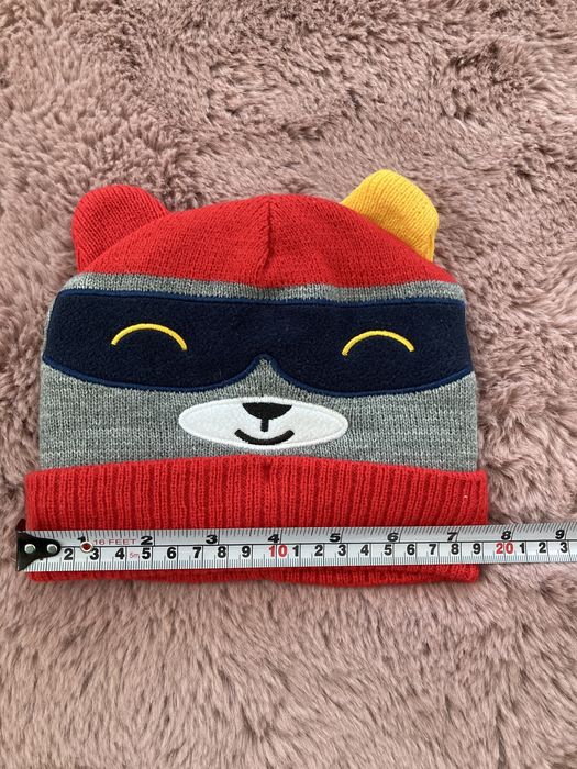 Czapka zimowa miś 50-52