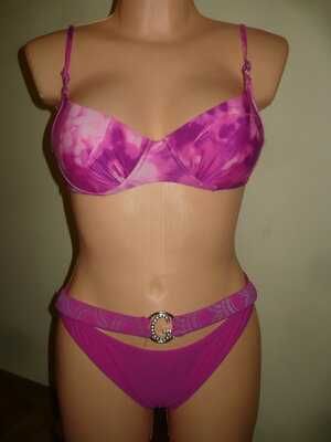 Купальник женский M раздельный розовый