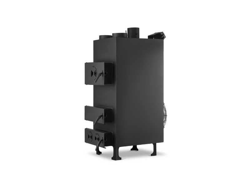 Piec nadmuchowy z nadmuchem dmuchawa HIGHER PN3 o mocy 25 kW ECODESIGN