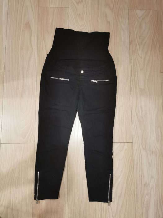 spodnie ciążowe jeansy czarne H&M rozmiar 40