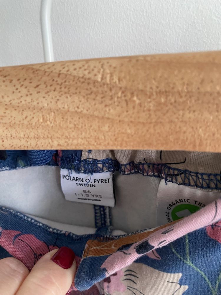Legginsy polarn o. Pyret 86 w króliki jeże