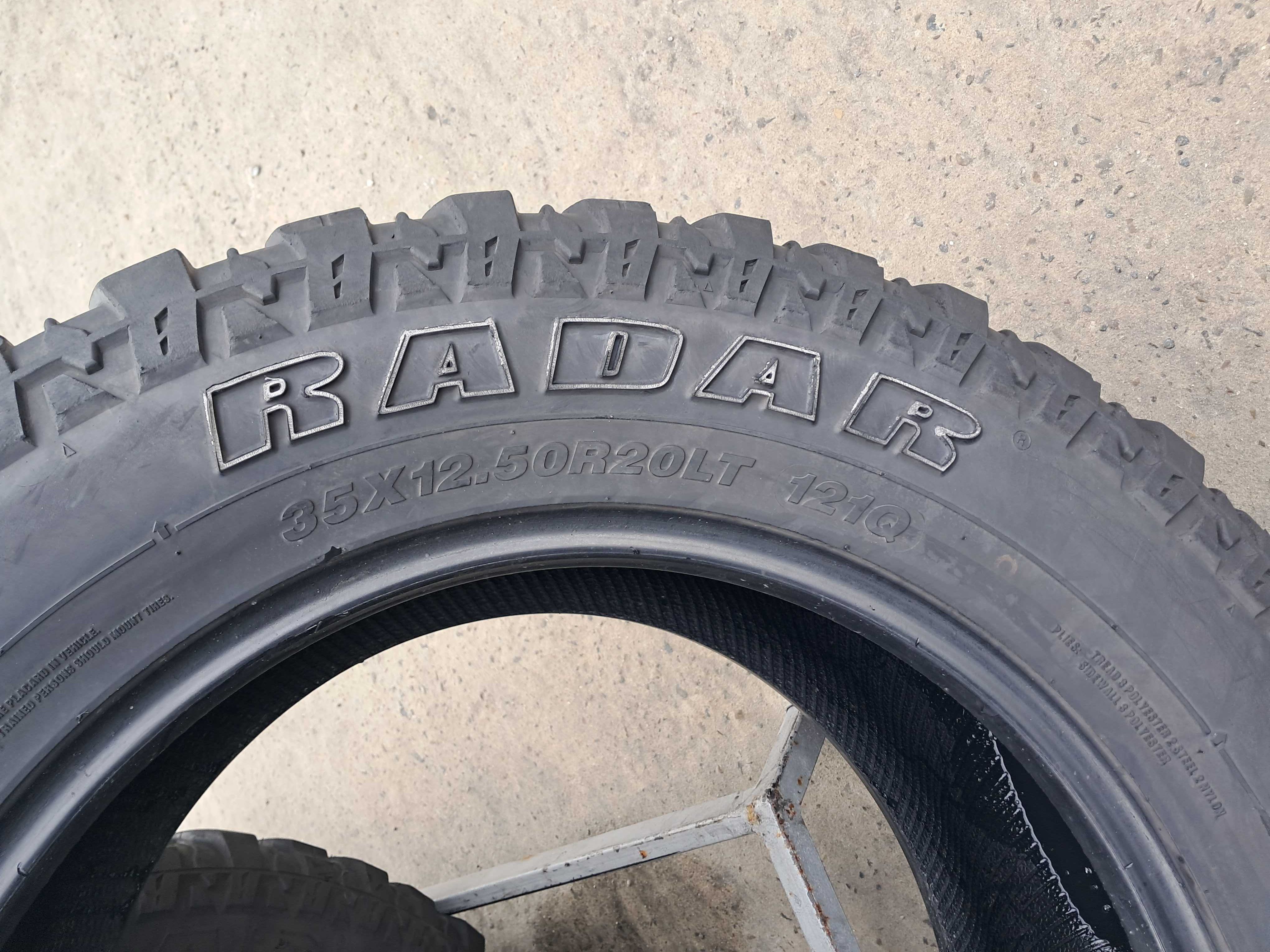 Резина всесезонна, 35x12.50 R20 Radar Renegade R7 MT (арт. 12636)