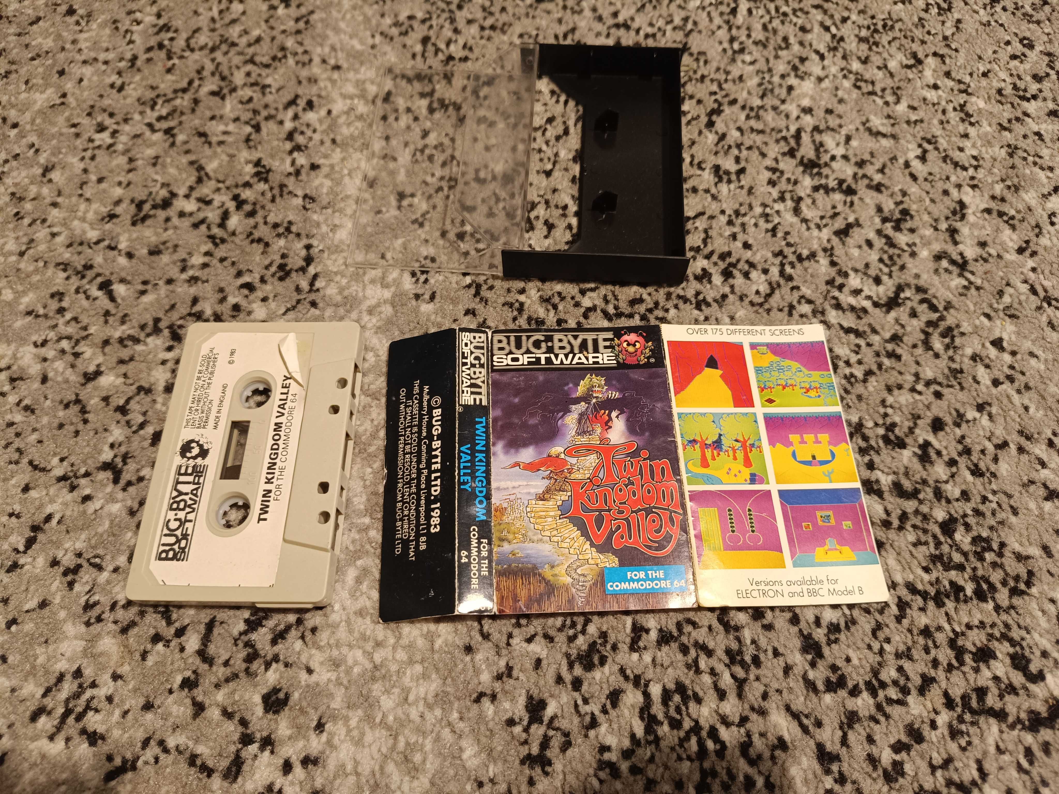 Twin Kingdom Valley C64 kaseta commodore 64