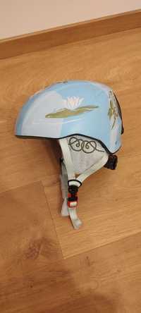 Kask na narty, kask narciarski,blady, 51-54