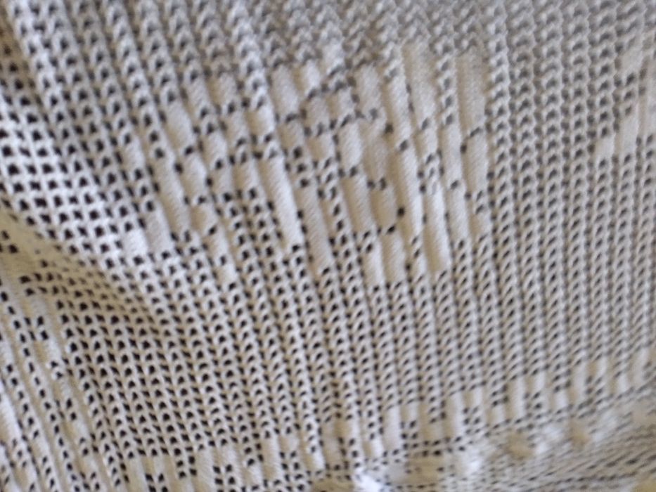 Lote peças crochet, linha de algodão branco