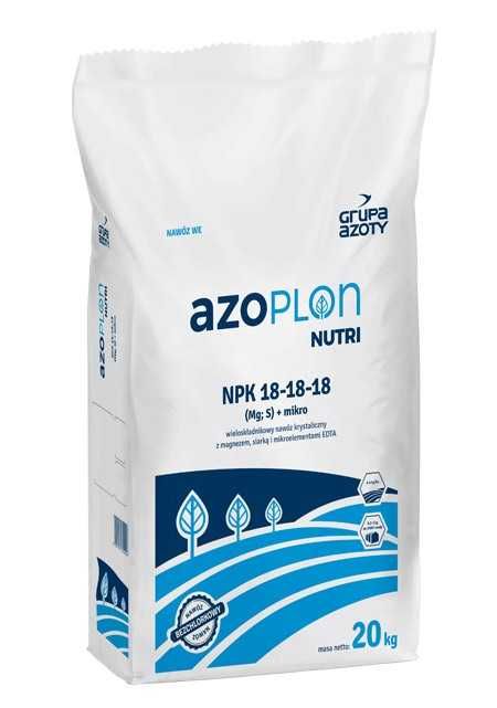 AZOPLON NUTRI 18-18-18 NPK (Mg,S)+mikro 20kg nawóz dolistny