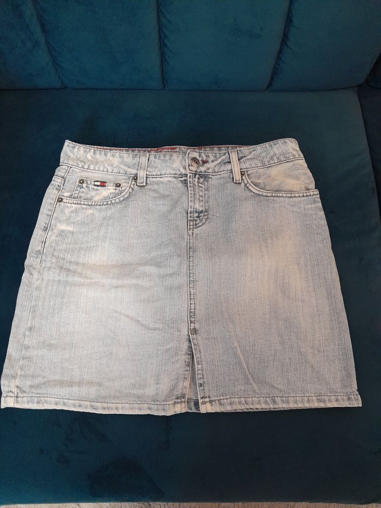 Spódnica jeans S tommy hilfiger