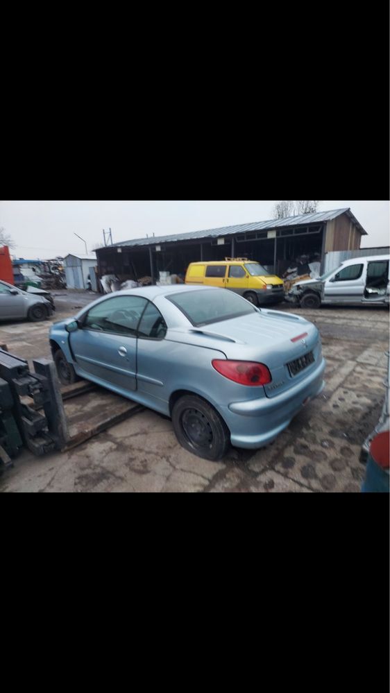 Części peugeot 206 cc silnik 1.6 16v