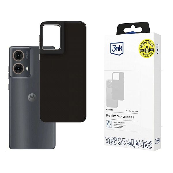 Etui 3mk Matt Case na Motorola Moto G85 - czarne