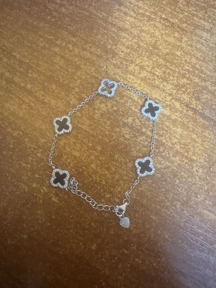 Серебряная цепочка Van Cleef Ван Клиф