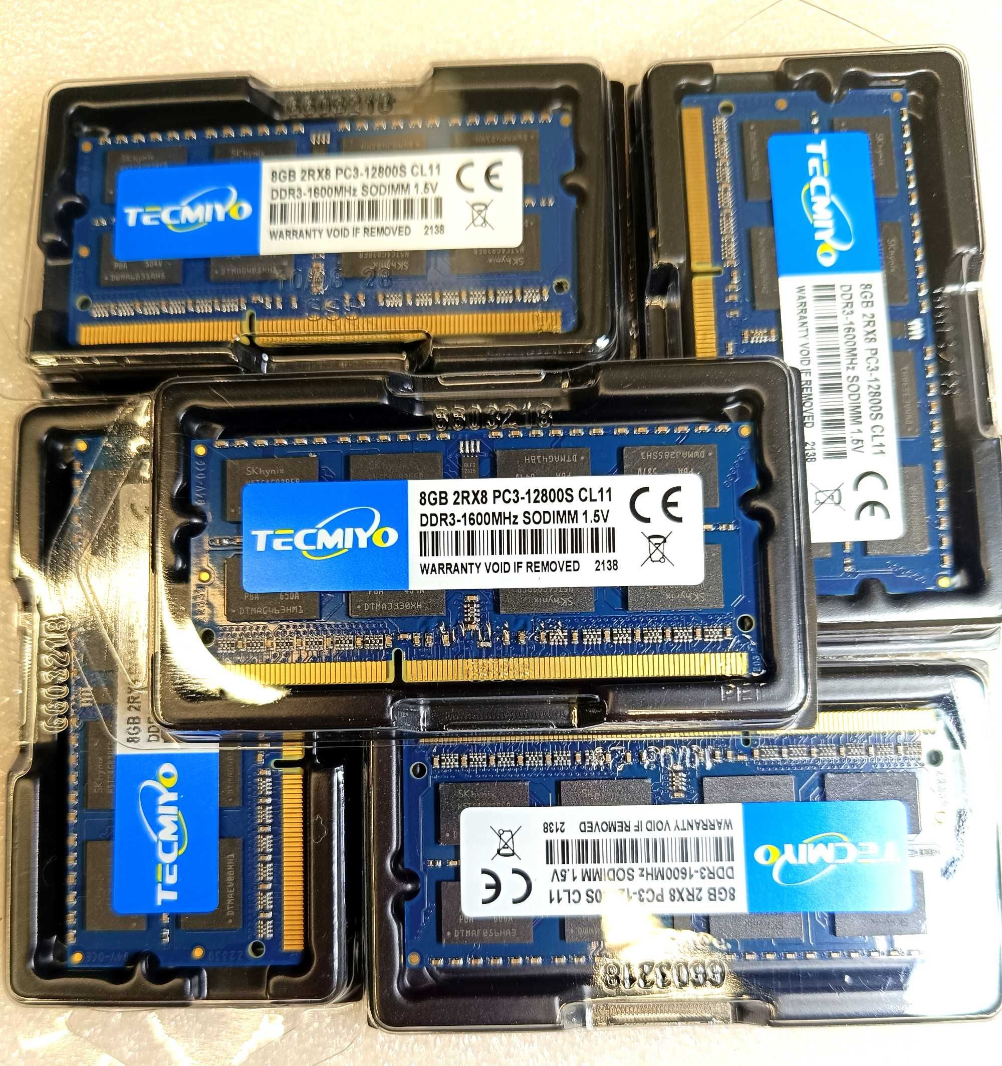 DDR3-1600MHz 8GB SODIMM пам'ять для ноутбука нова