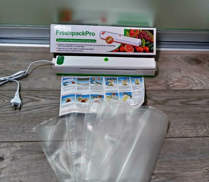 Домашний вакууматор FreshpackPro Вакуматор пакеты в комплекте