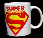 Kubek 330ml Super babcia. Dzień babci.