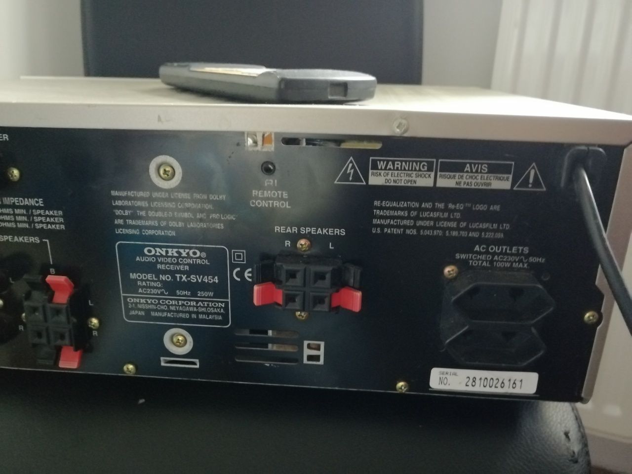 Amplituner Onkyo tx sv 454