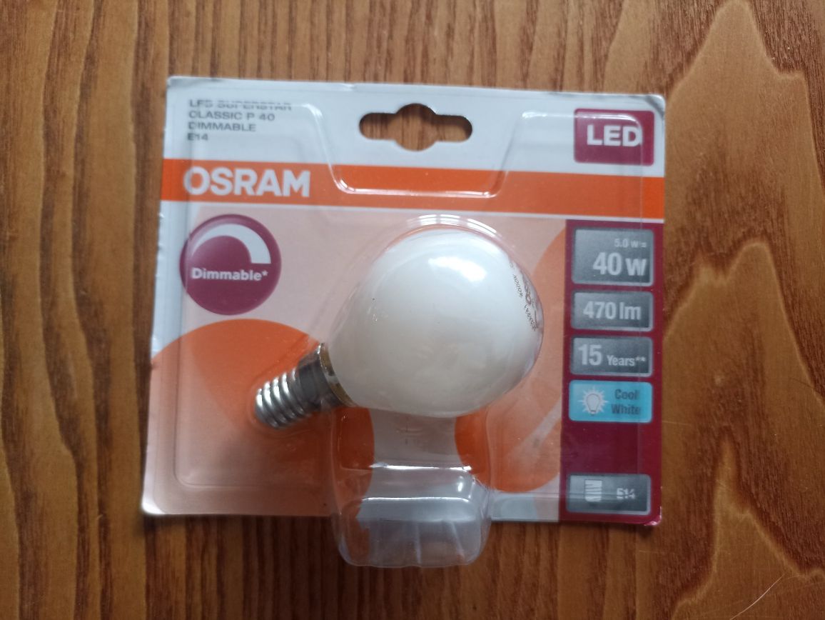 Лампочки Led Osram E14 3 штуки