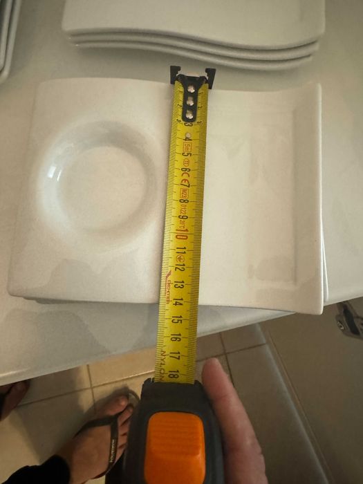 Conjunto pratos ondulados