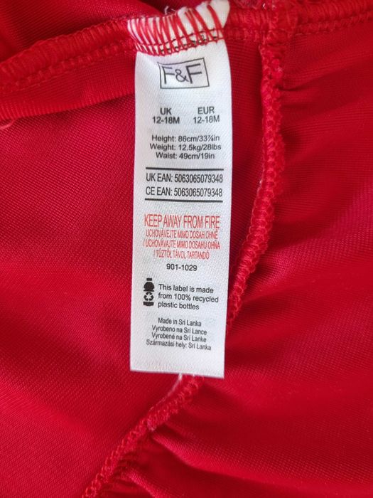 Sukienka świąteczna 80/86