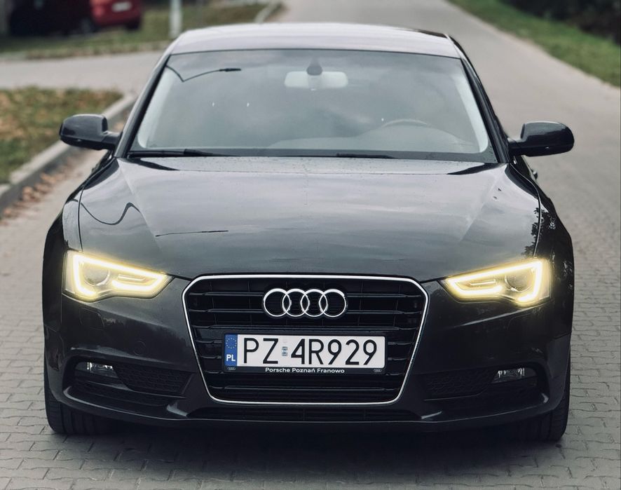 Audi A5 8T Sportback Facelift 2.0TDI 150KM, piekna, maly przebieg, Led