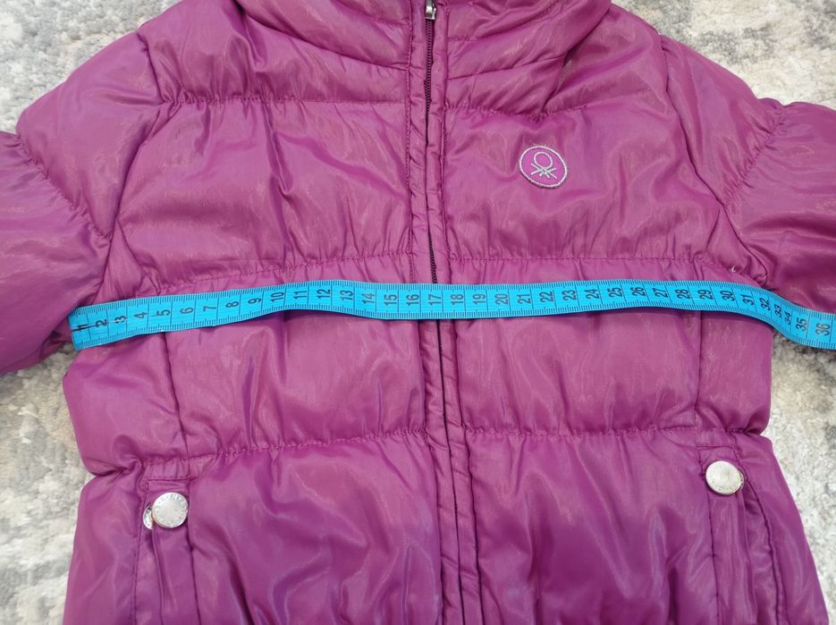 Зимова куртка пуховик для дівчинки