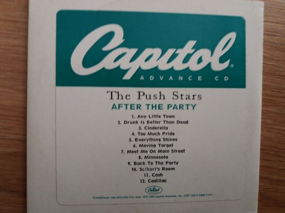 CD Antigo Capitol Records The Push Stars ‎– After The Party