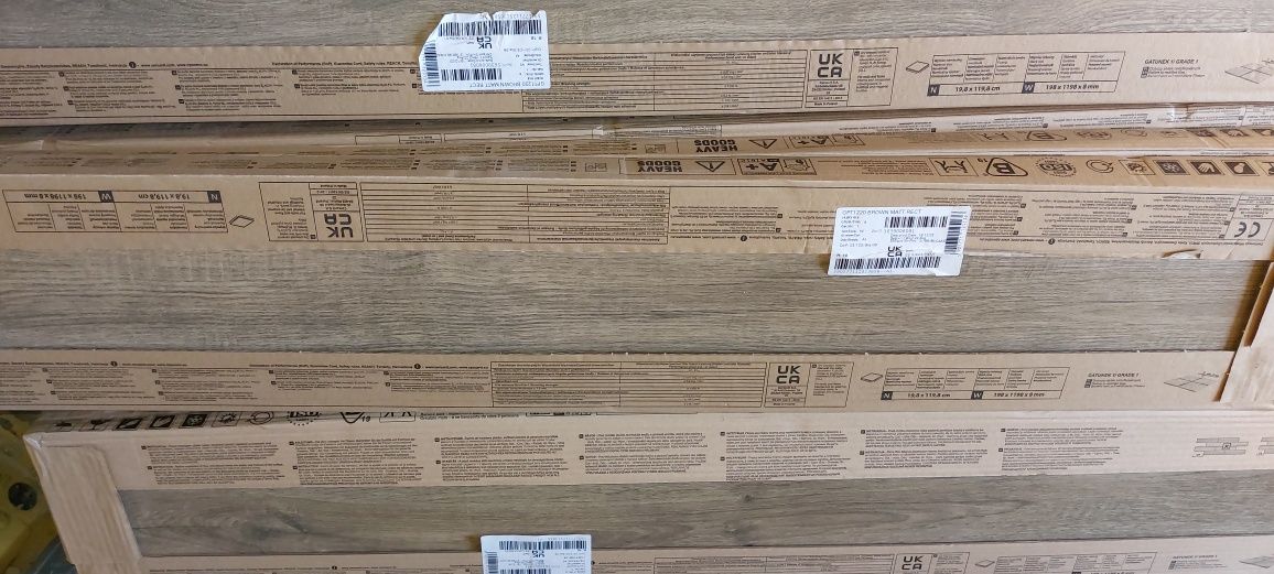 Gres gpt1220 brown matt rectified 19,8x119,8 g1, drewnopodobne