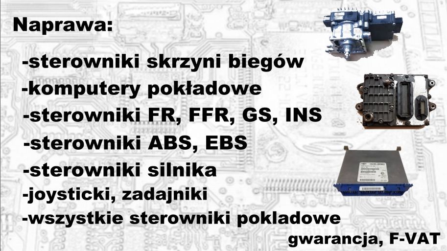 zf-as tronic MAN TGA, TGX, TGS naprawa sterownik skrzyni biegów