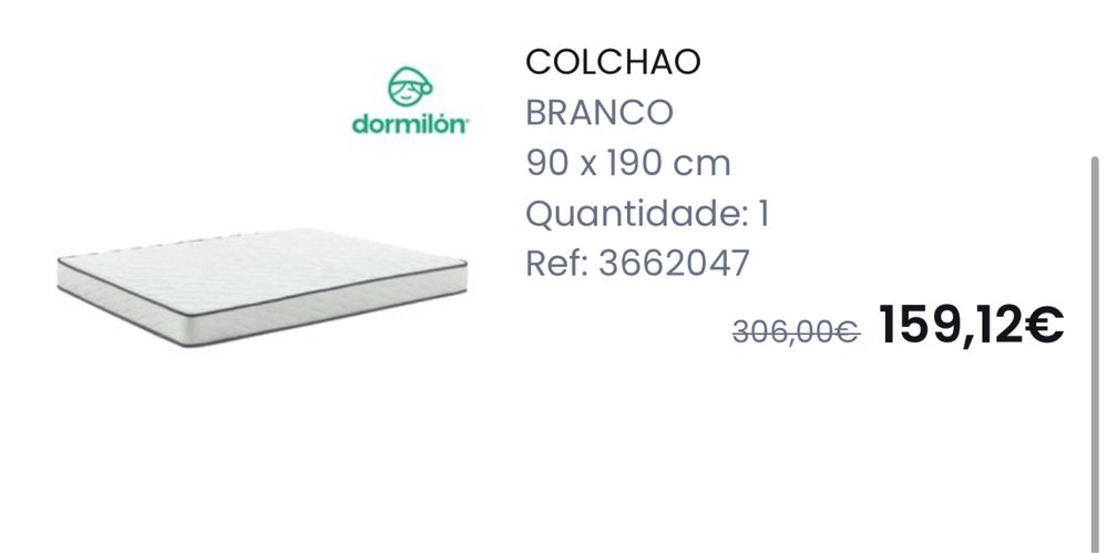 Cama Sklum + Colchao