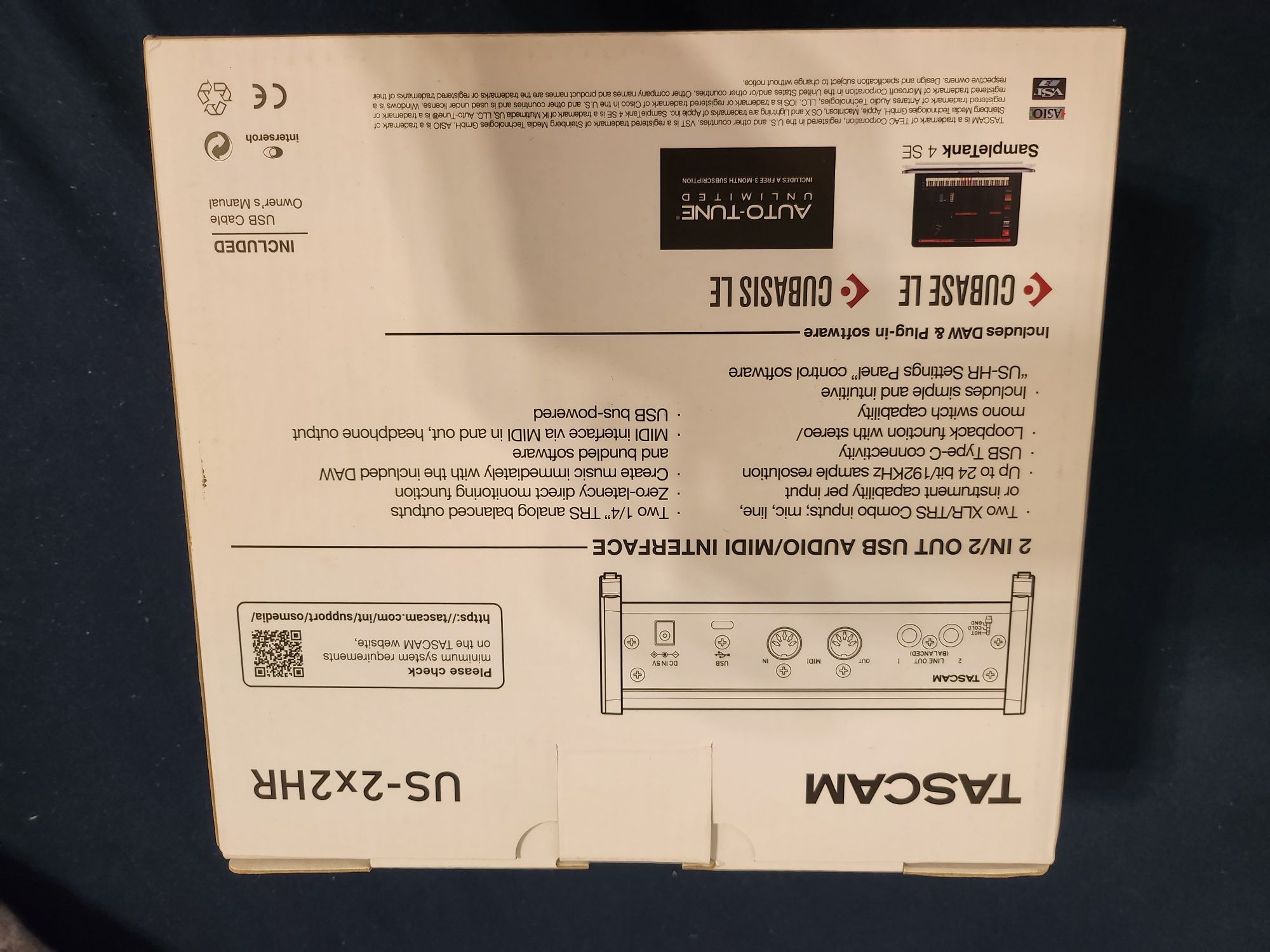 Tascam US-2x2HR - Interfejs audio