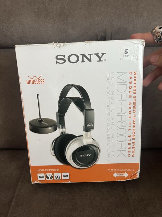 Sony MDR-RF800RK Słuchawki Bezprzewodowe Nauszne