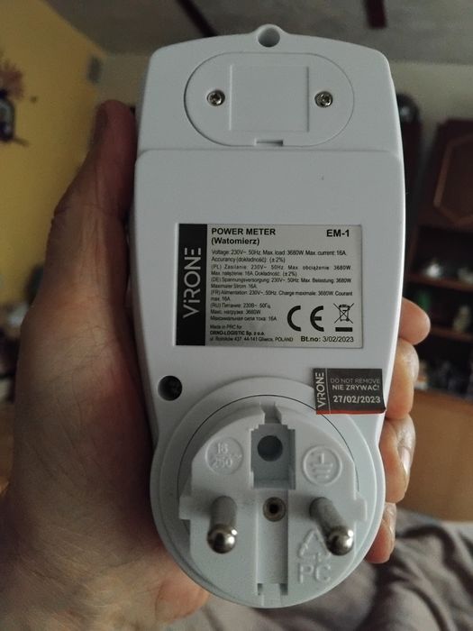 Watomierz EM-1 z instrukcją