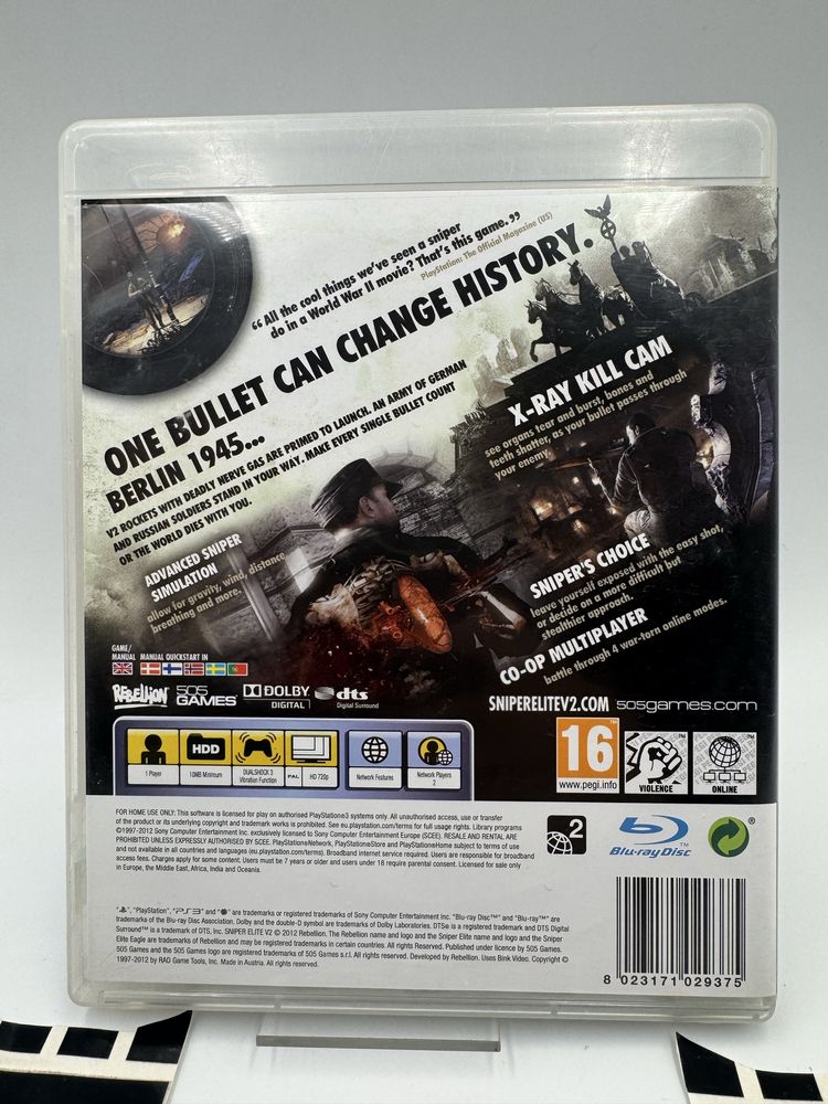 Sniper Elite V2 Ps3 Gwarancja