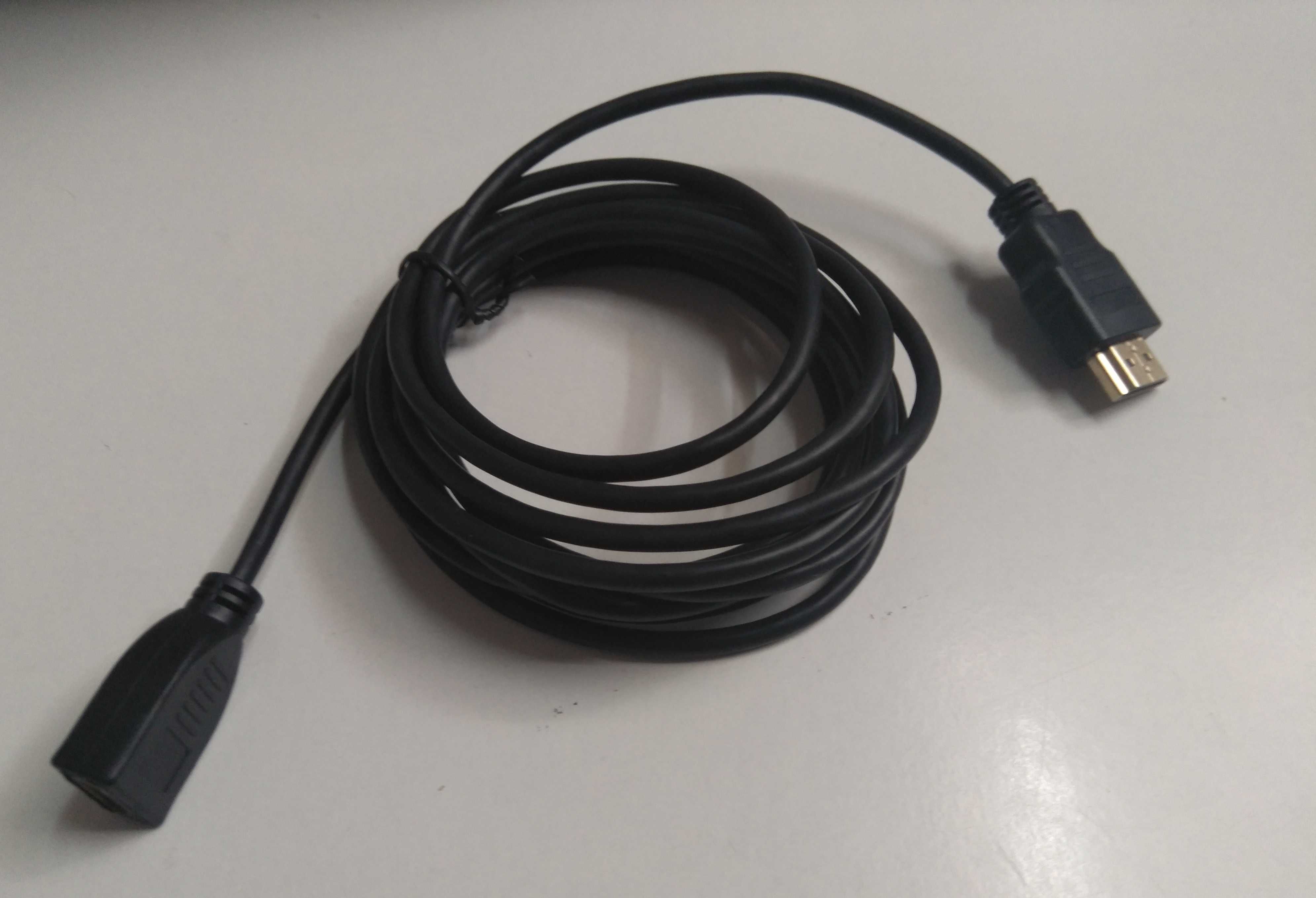 Conversor adaptador HDMI para VGA, cabo video, monitor LCD, Led