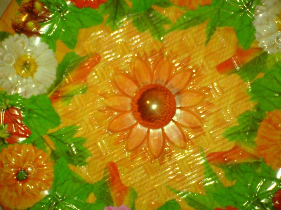 TACKA DEKORACYJNA Wielokwiatowa Talerz śr. 28 cm gł. 3 cm NOWA Nieużyw